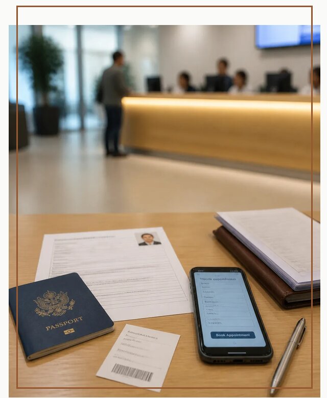 Запись в визовый центр в Сосновоборске для подачи документов